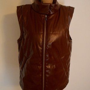 Vigoss Women's Tan Gilet Vest Body Warmer Coat Jacket